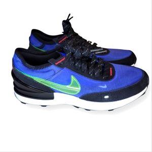 Nike Waffle One Big Kids' Shoes in Blue Sneakers